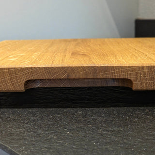 Handgefertigtes Gleitbrett aus Holz für den Thermomix