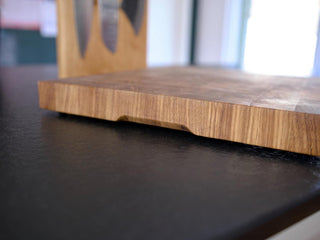Eichen Stirnholz Schneidbrett - Premium Holz Schneidbrett - Zusatzoption - Echtholz Manufaktur Thunig