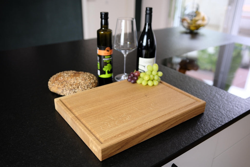 Eichenholz Schneidebrett - Echtholz Manufaktur Thunig