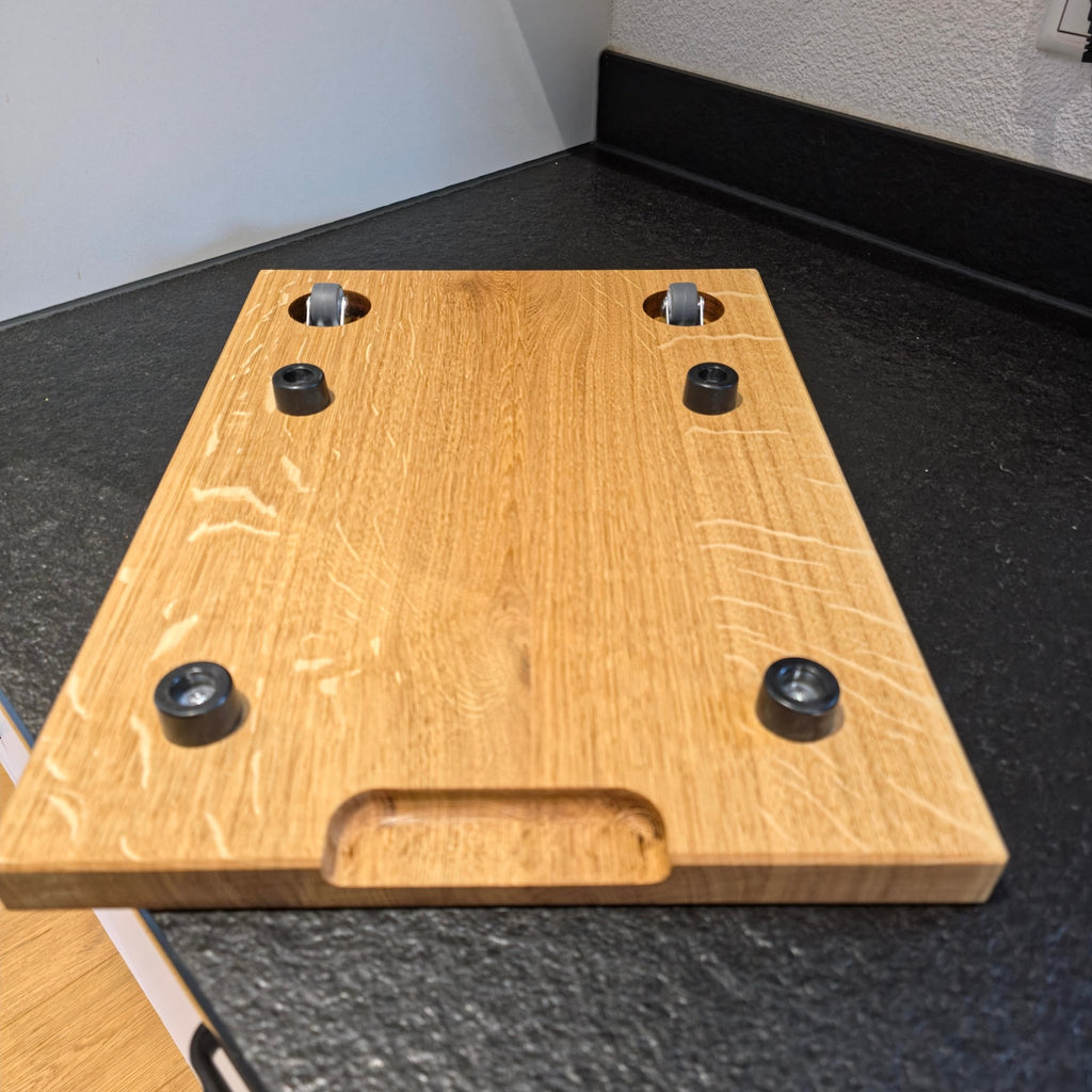 Handgefertigtes Gleitbrett aus Holz für Thermomix TM31,TM5,TM6,TM7 - Echtholz Manufaktur Thunig