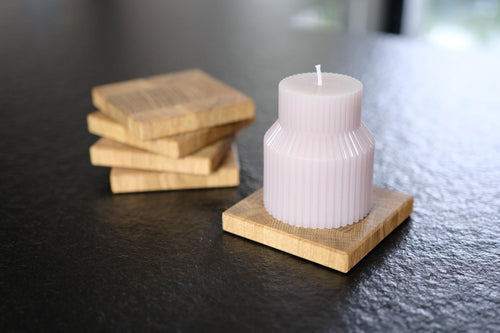 Handgemachte Holzuntersetzer Set - Echtholz Manufaktur Thunig