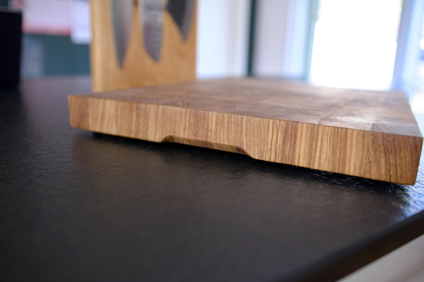 Nussbaum Stirnholz / Hirnholz Schneidebrett