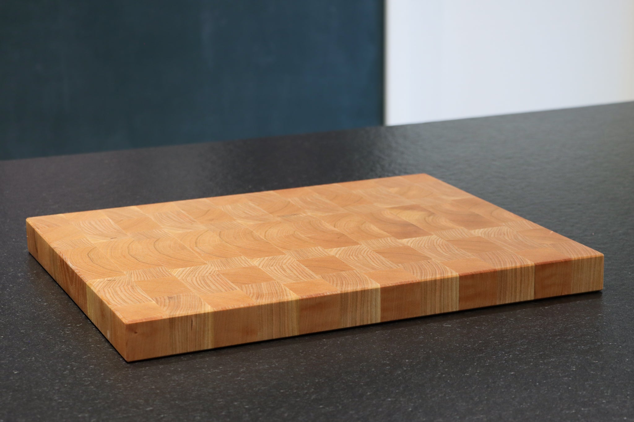 Kirschbaum Stirnholz / Hirnholz Schneidebrett - Echtholz Manufaktur Thunig