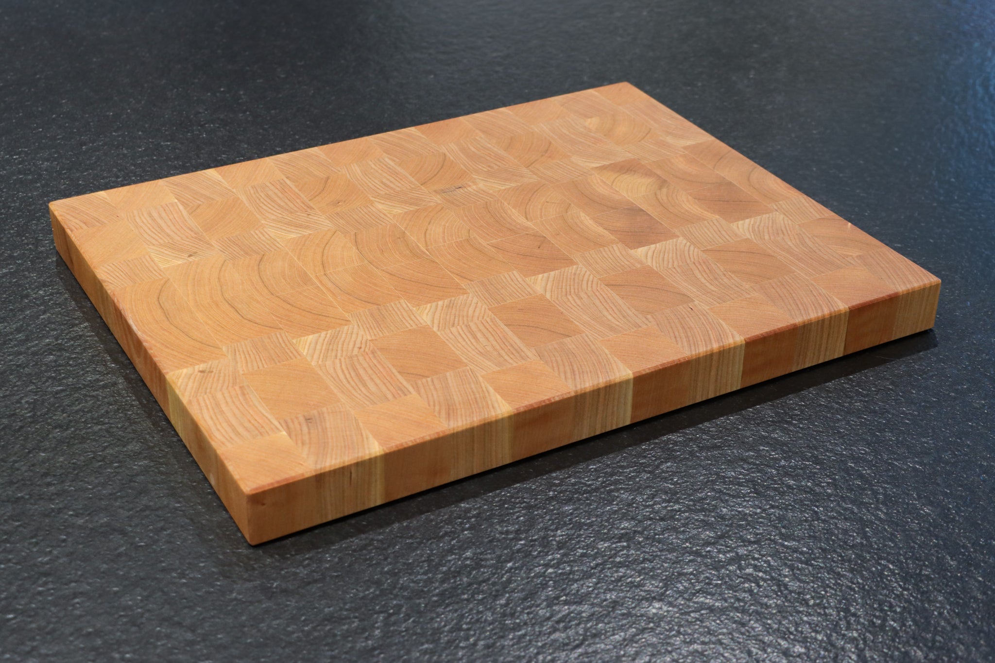 Kirschbaum Stirnholz / Hirnholz Schneidebrett - Echtholz Manufaktur Thunig
