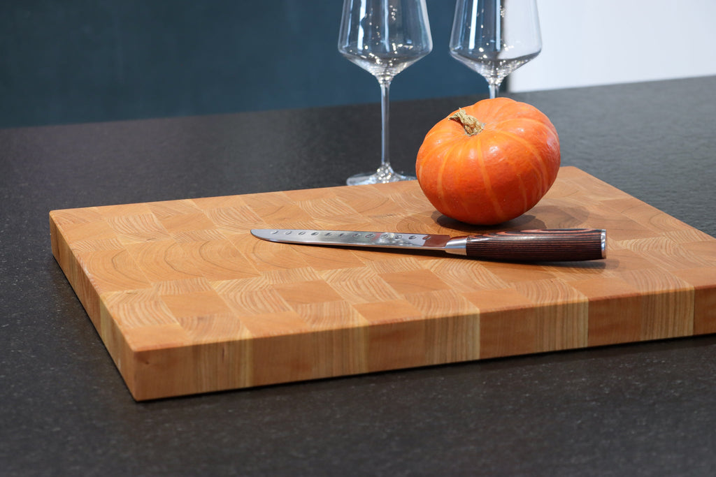 Kirschbaum Stirnholz / Hirnholz Schneidebrett - Echtholz Manufaktur Thunig