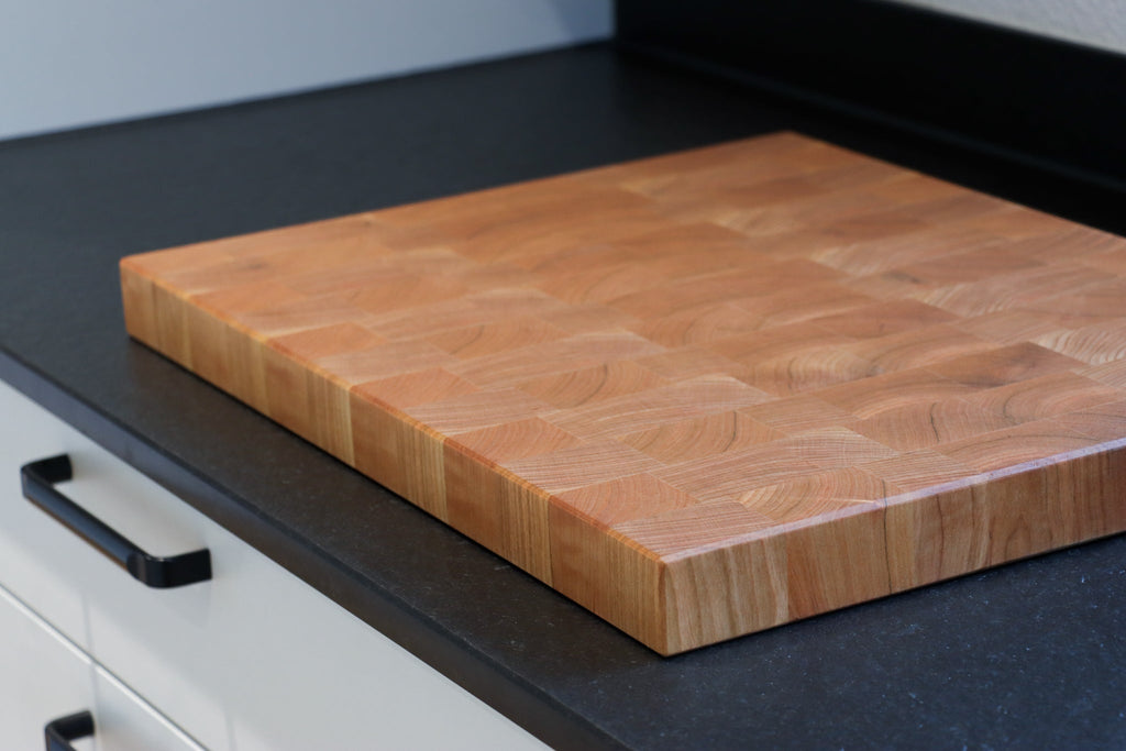 Kirschbaum Stirnholz / Hirnholz Schneidebrett - Echtholz Manufaktur Thunig