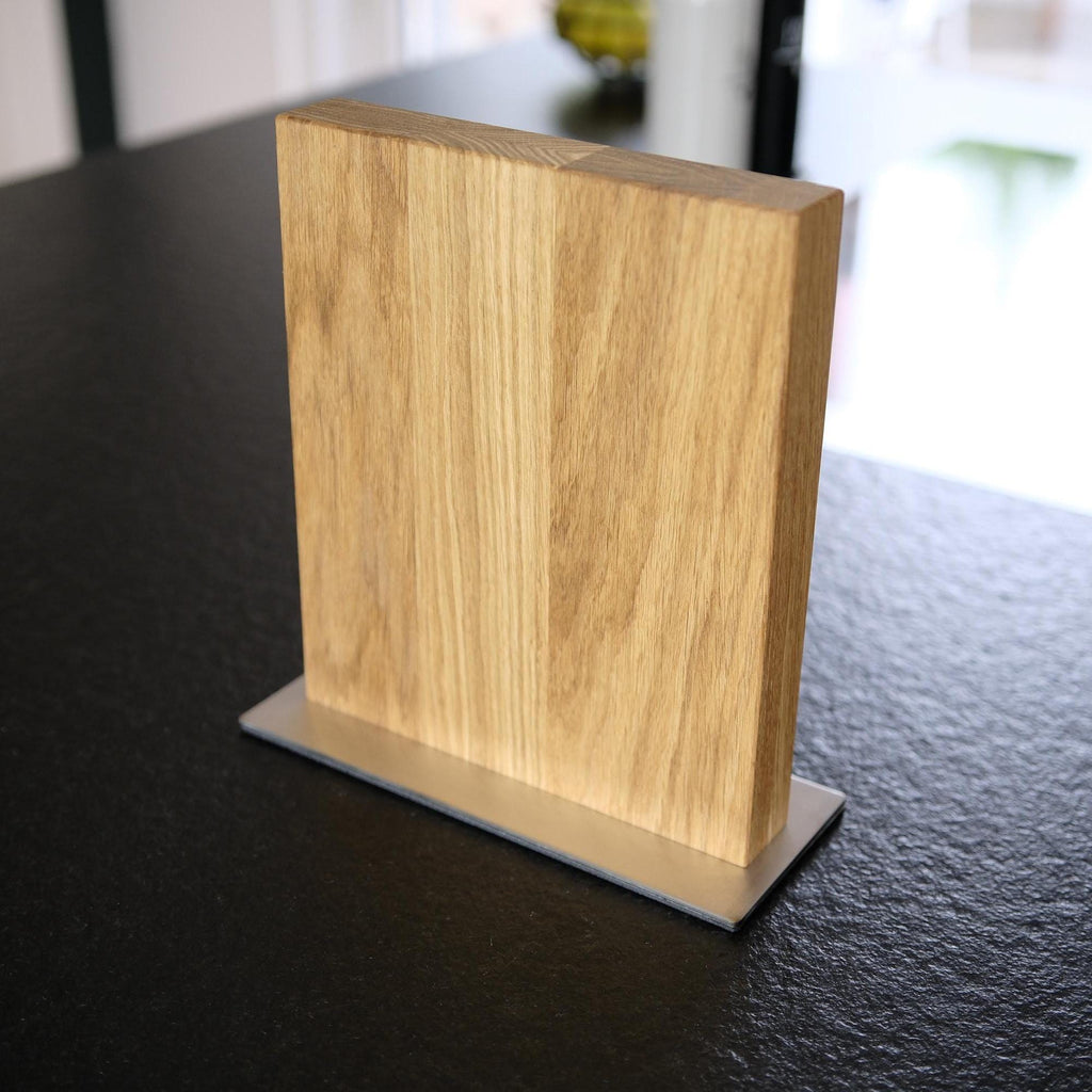 Magnetischer Eichenholz Messerblock - Echtholz Manufaktur Thunig