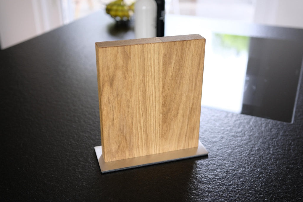 Magnetischer Eichenholz Messerblock - Echtholz Manufaktur Thunig