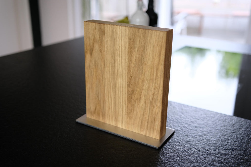 Magnetischer Eichenholz Messerblock - Echtholz Manufaktur Thunig