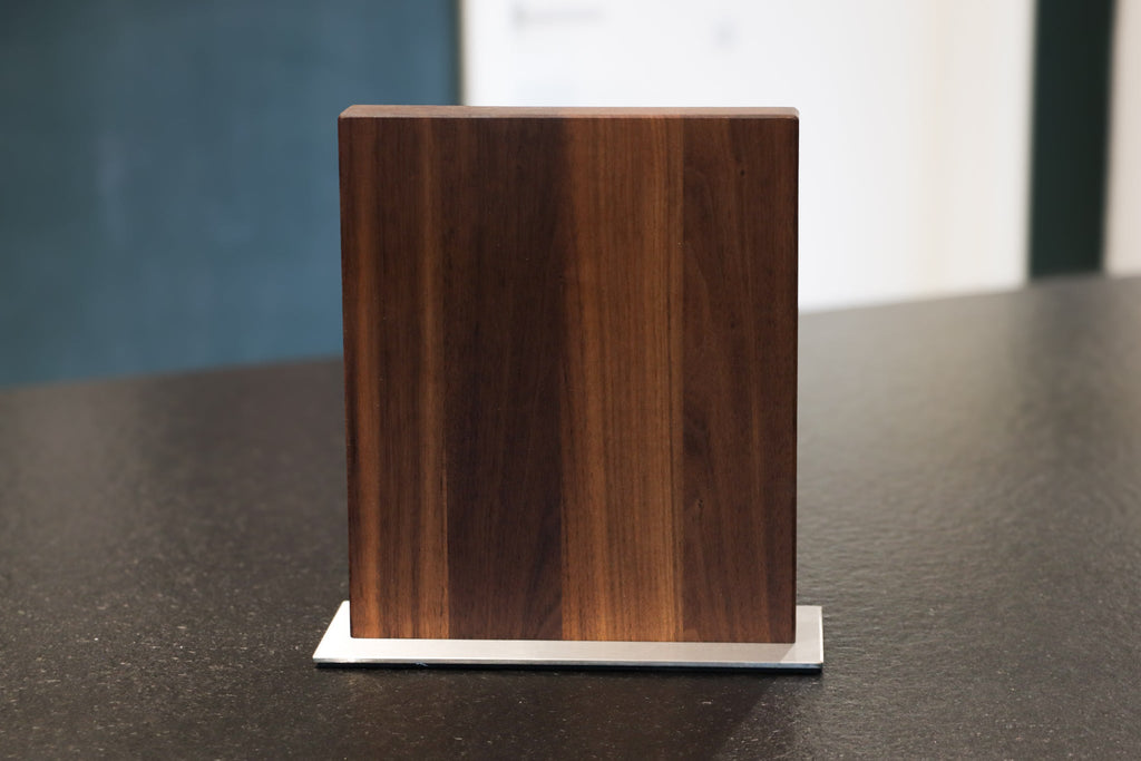 Magnetischer Messerblock aus Nussbaum - Echtholz Manufaktur Thunig