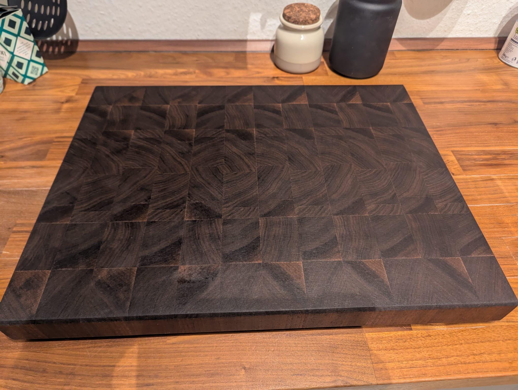 Nussbaum Stirnholz / Hirnholz Schneidebrett - Echtholz Manufaktur Thunig