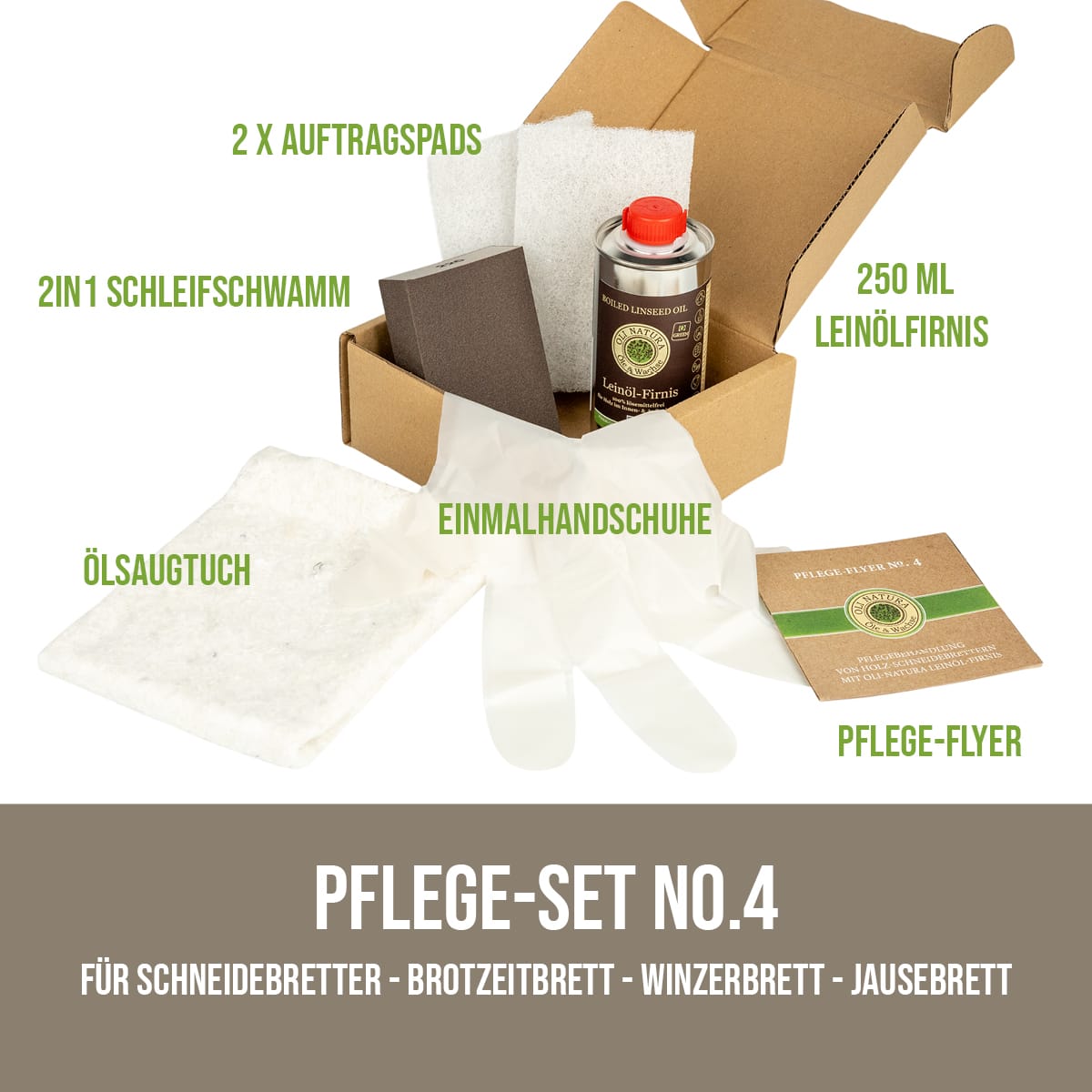 Pflege - Set NO.4 - Echtholz Manufaktur Thunig